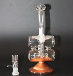 Vortex Glass Bong Hohadahs Recycler Oil Rig Wax Herb Tobacco Water Pipe Heady Klein Bong