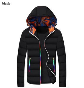 Herren Daunenjacke Winter Dicke Kapuze Einfarbig Freizeitmäntel Baumwollanzug Bubble Jacke Designer Kleidung Hoodie