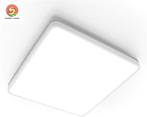 LED taklampor kvadrat 3000k Ljusskyddsnivå IP54 36W 3600 Lumens LED Light Fixtures Taklampor för badrum Vardagsrum