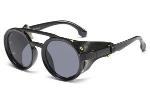 Occhiali Steampunk da uomo Occhiali da sole da donna Retro Shades UV400 Occhiali vintage 45746