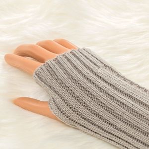 Mode – Winter-Twist-Handschuhe, 5 Farben zur Auswahl, bequeme hohle Twist-Armwärmer, lange Strick-Fäustlinge, Geschenke