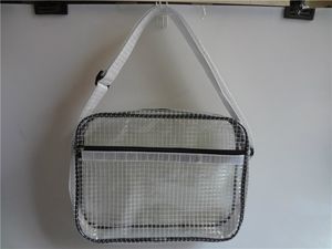 Slitstark PVC-bärbar datorväska Anti-statisk CleanRoom Clear Tool Bag Full Cover 17 tum PVC-väskor transparent