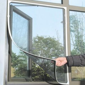 Kendinden yapışkanlı Anti cibinlik Sineklik Perde Böcek Fly Sivrisinek Bug Mesh Pencere Ekran Ev Gereçleri Sırf Perdeleri 1.3 M * 1.5 M DLH039