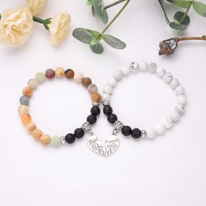 Best Friend Bracelet Group Blee Pine Volcanic Stone Gift Friends Friend