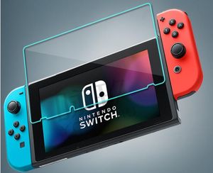 Proteggi schermo in vetro temperato di qualità per la protezione degli occhi per Nintendo Switch 9H 2.5D 0.3mm Pacchetto pellicola antigraffio HD antideflagrante BFM015