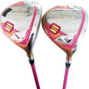 New Women Golf Clubs Honma S-06 Golf Fairway Wood 4Star 3/5wood Loft Golf Graphite Graphite Smaft and Clubs Head Cover Free