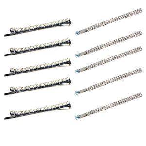 10 sztuk Szpilki Rhinestone Atrakcyjny Bobby Pins Włosy Klipy Dla Dziewczyn Moda Kryształ Wedding Włosy Akcesoria Dla Kobiet Lady