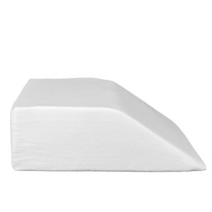 Wholesale 24" 21" 8" Sleep Restoration Memory Foam Trapezoid Leg Support Pillow pain relief US Stock White
