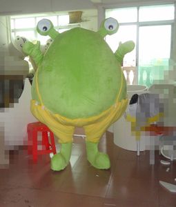 Professional custom Deluxe pregnant Frog Mascot Costume cartoon animal Character Clothes Halloween festival Party Fancy Dress