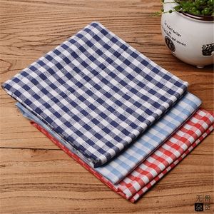 10 pcs pano de guardanapo japonês yarndyed puro mesa de algodão esteira placemat guardanapos de moda simples hotel foto fundo