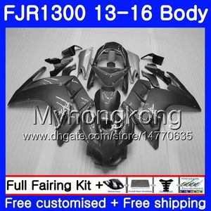 Kit för Yamaha FJR1300 A FJR1300A FJR1300 13 16 247HM.16 FJR-1300A FJR 1300 13 14 15 16 FJR-1300 Silver Grå Hot 2013 2014 2015 2016 Fairing