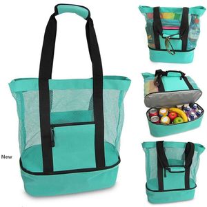 Outdoor Picnic Bags Beach Camping Ice Bag Multi-function large capacity Handbags Food preservation package travel Storage bags GGA3141-9