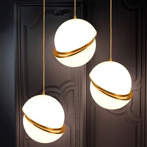 Novelty sfärisk iorn hängande lampa LED E27 Loft Modern Pendant Light Fixture för vardagsrum Hotell Restaurang Sovrum Studie Bar