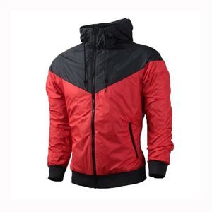 Moda-Nueva llegada Diseñador Hombres Mujeres Rompevientos Chaquetas deportivas Gimnasio Abrigos Tallas grandes Sudaderas con cremallera Marca Chaquetas para correr S-3XL 9963CE