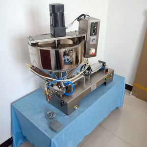 Paste liquid filling machine for filling tomato sauce peanut butter cream chili sauce olive oil stirring heating type filling machine