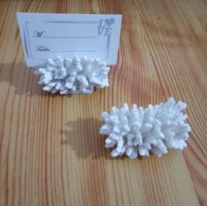 100pcs Wedding Favors And Gifts "seven Seas" Coral Place Card Photo Holder Beach Theme Wedding Frame