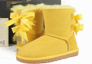 حار بيع -شمال أستراليا WGG 3280 الكلاسيكية أحذية شتاء طويل القامة جلد حقيقي بيلي BOWKNOT أحذية بيلي القوس الثلوج المرأة الأحذية التمهيد