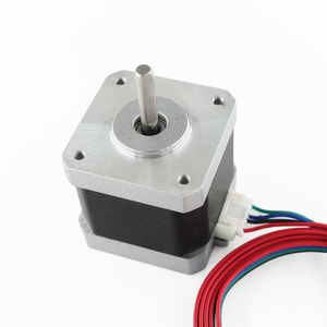 Freeshipping 5pcs/lot 3D printer 4-lead Nema17 Stepper Motor 42 motor Nema 17 motor 42BYGH 1.7A (17HS4401S) for CNC XYZ