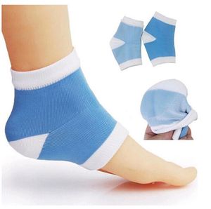 DHL Free ship 100pairs Silicone Gel Heel Socks Moisturing Spa Gel Socks feet care Cracked Foot Dry Hard Skin Protector Maquiagem