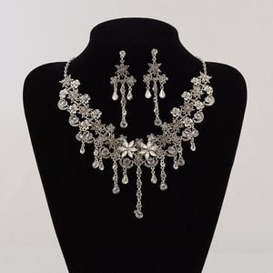 Multi-functional wedding dress accessories alloy diamond necklace two pieces can be used as Hair Accessories Bridal Jewelry HT148