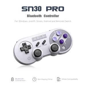8BitDo SN30 Pro Controlador de Jogo Sem Fio Bluetooth Android Telefone Móvel Gamepad Para TV Box PC Nintendo Game Joystick Game Console
