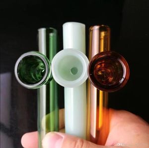 Hot-selling color trumpet glass pipe, glass bongs accessories in Europe and America