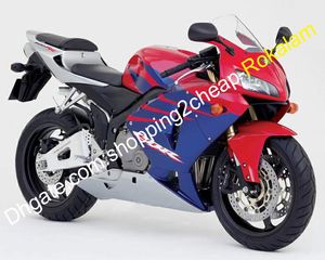 CBR600 Beliebtes Verkleidungsset Blau Rot für Honda CBR600RR F5 Motorräder CBR600 600RR Verkleidungsset 2005 2006 05 06 (Spritzguss)