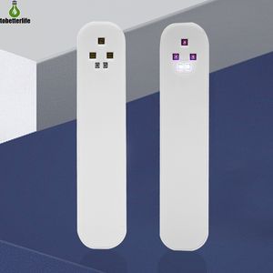 Bärbar ultraviolett sterilisator UVC Light Mini Disinfektionslampa USB CHARGE HANDHELD UV-bakteriedödande steriliseringsljus