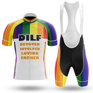 2024 Dilf Gycling Jersey Set Summer Mountain Bike Clothing Pro Bicycle Cycling Jersey Sportswear Suit Maillot Ropa Ciclismo