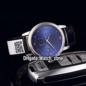 Luxury New 316L Steel Case 39.5m 424.13.40.21.03.001 Blue Dial Automatic Mens Watch Leather Strap High Quality Watches Watch_zone 14 Color.