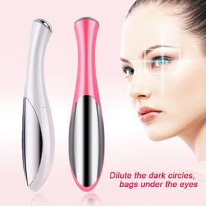 Mini Eye Massager elettrico Vibrazione Viso sottile Bastone magico Anti rimozione Rughe Cerchio scuro Rimozione gonfiore Strumento per la cura degli occhi