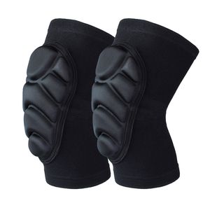 Spessa EVA protezione ginocchiera pattinaggio sci carter cuscinetto di protezione del ginocchio S M L nero