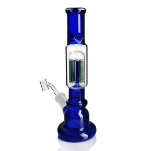 11.3inchs beher taban dab teçhizatlar su bongs nargile shisha duman cam boru reycler bong ile 14mm kase