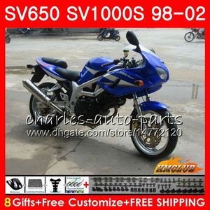 Ciało dla SUZUKI SV650S SV400S SV1000S 98 99 00 01 02 Blue Factory 26HC.26 SV 650S 400S 1000S SV650 SV400 S 1998 1999 2000 2001 2002 Owalnia