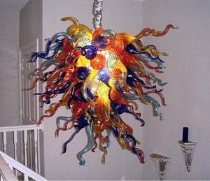 Glass Lampa Colors G9 Żarówki LED do dekoracji domu Sztuka Kryształowy Żyrandol