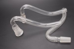 glass J-Hook female male Adapter 14mm 18mm Creative style J hooks male Female pipe Glass Adapter bowl free shipping