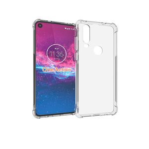 Moto G8 Artı g8 oyun Bir Makro eylem vizyonu G7 PLUS P40 Güç G Stylus E6 G6 Kristal Şeffaf darbelere dayanıklı Koruyucu Yumuşak TPU durumda