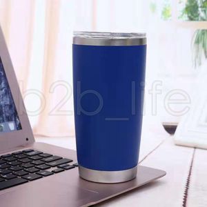 20 oz Stainless Steel Car Cup Fashion Metal Travel Camping Water Bottle Beer Coffee Mugs Candy Colors Cups With Lid TTA1729