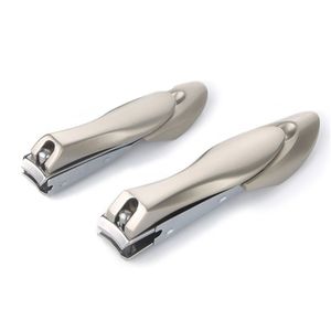 Ingen Splash Fingernail Toenail Clippers Rostfritt Stål Anti-Splash Manicure Nail Trimmer Cutter Gift för kvinnor och män JK1912