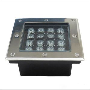 LED Underground Lights Square Inground Deck Wall Garden Path Buried Floor Stair Landskapslampor 3W / 4W / 5W / 6W / 9W / 12W / 16W / 24W / 36W