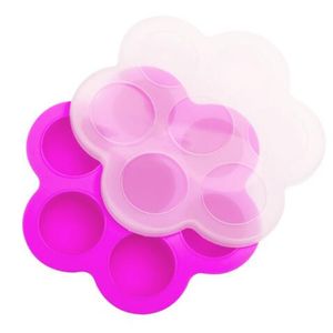 16.0*16.0*4.5 cm Silicone Morso D'uovo Stampo Contenitore di Conservazione degli Alimenti per Bambini Frutta Cubo di Ghiaccio Gelato Maker Kitchen Bar Bere Accessori