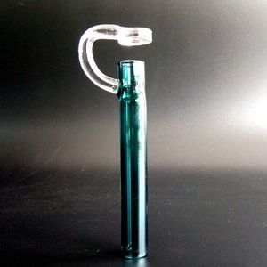 10 cm cam boru ile plaka renkli pyrex yağı brülör 2mm kalınlığında tüp su sigara içme bongs teçhizat