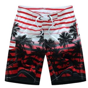 Fashion-Board Shorts Men Casual Print Mens Hawaiian Bermuda Boardshorts Beach Brand Clothing Short Homme Big Plus Size 5xl 6xl 2017