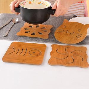 Yaratıcı Cork Ahşap İçecek Çay Kahve Kupa Mat Padleri Masa Placemats Şarap Kahve İçecek Tablumları Tutucu Mat Dekor Sofra Takımları LX8039