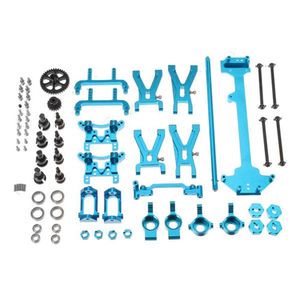 WLtoys 1 18 A949 A959 A969 A979 K929 High-speed Off-road RC Car Upgraded Metal Parts Kit - Blue