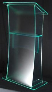 Pulpit akrylbord Lectern Gratis skola Gratis Plexiglass Podium / Lectern Perspex / Clear Tribune Acrylic Desk Desk