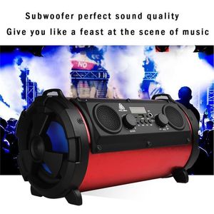 6215 W Big Power HiFi Sem Fio Bluetooth Speaker Subwoofer Multifuncional Ao Ar Livre Legal LED Light Stereo Bass Music Player