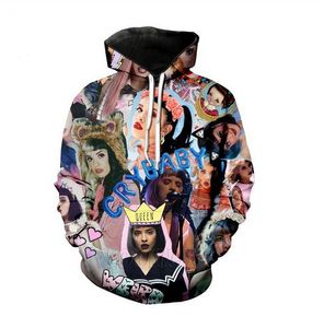 Nova Moda Harajuku Estilo 3D Impressão Hoodies Melanie Martinez Homens Mulheres Outono e Inverno Sueter Hoodies Casacos RR0296