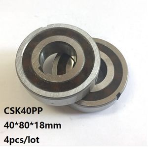 4 adet / grup CSK40PP 40mm Tek Yönlü Debriyaj Rulman çift kama Ile 40x80x18mm Sprag Filibir Backstop Rulman 40 * 80 * 18mm