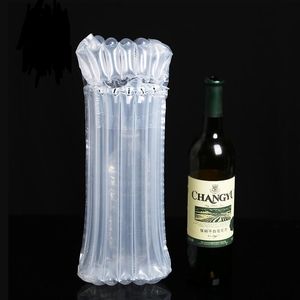 DHL SF Express 32*8cm Luft Dunnage Bag Air Filled Protective Wine Bottle Wrap Uppblåsbar luftkudde kolonn Wrap -väskor med en gratis pump LX56